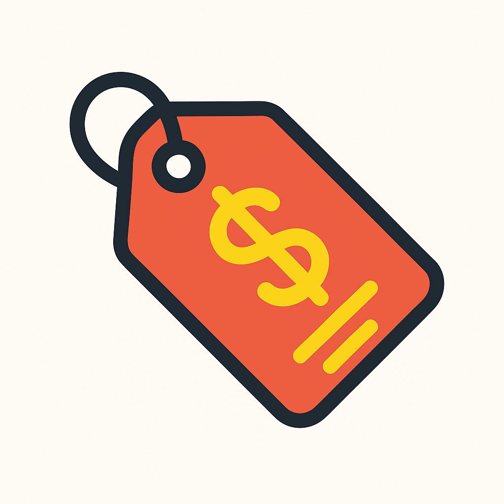 أيقونة سعر تنافسي وخصومات